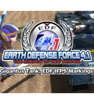 EARTH DEFENSE FORCE 4.1 - Gigantus Tank, EDF IFPS Markings DLC Steam Key GLOBAL